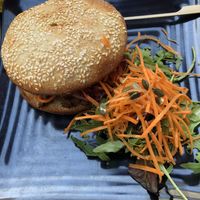 Shiitake burger  at Copper Branch in Nice