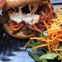 Shiitake burger  at Copper Branch in Nice