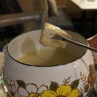 Delicious fondue  at La Fauxmagerie in North West London