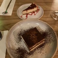 Tiramisu and New York Cheesecake ! at La Fauxmagerie in North West London