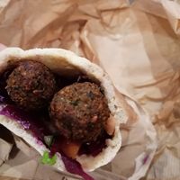 Falafel at HummusBar Lisboa in Lisbon