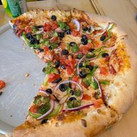 The VeGee, for two, 12" pizza at Attaboy Pizza in Quebec