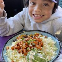 Sweet potato Poke bowl   at 4th Street Fillin Station in Cocoa Beach