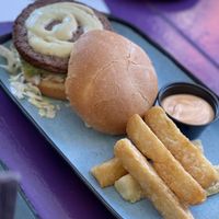 Impossible burger   at 4th Street Fillin Station in Cocoa Beach