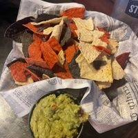 Chips with guacamole  at 4th Street Fillin Station in Cocoa Beach