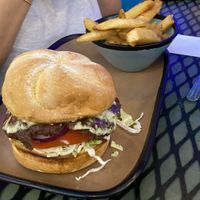 Burger  at 4th Street Fillin Station in Cocoa Beach