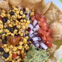 Taco salad without cheesee  at 4th Street Fillin Station in Cocoa Beach