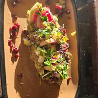 Yummy, fresh, and creative avocado toast at 4th Street Fillin Station in Cocoa Beach