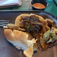 Impossible braut with peppers and onions at 4th Street Fillin Station in Cocoa Beach