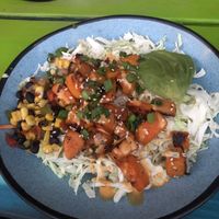 Sweet Potato Poke  at 4th Street Fillin Station in Cocoa Beach