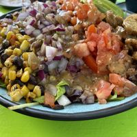 Southwest chipped salad  at 4th Street Fillin Station in Cocoa Beach