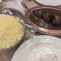 Impossible meatball pomegranate stew at Shabestan in Central Singapore