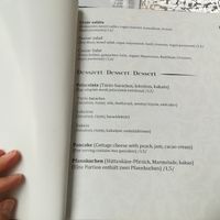 Desserts at Magora in Vac