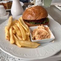 The best hamburger ever, it was so good  at Magora in Vac