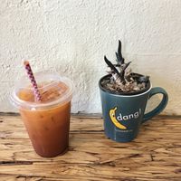 Vegan Thai Iced Tea at Banana Dang in Oceanside