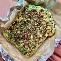 Green Fire Toast! at Banana Dang in Oceanside