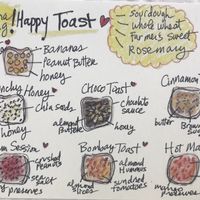 Banana Dang Happy Toast  at Banana Dang in Oceanside