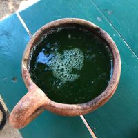 Chia, Lemon and Cucumber Water at CocoFam in Puerto Escondido