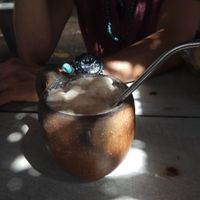 Chilate - raw cacao and rice milk, no sugar at CocoFam in Puerto Escondido