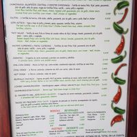 Menu 2 at Jalapeños Central in Alajuela