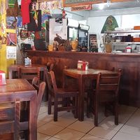 Restaurant's interior at Jalapeños Central in Alajuela