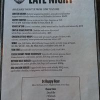 Late night and happy hour at Lancaster Taphouse in Regina