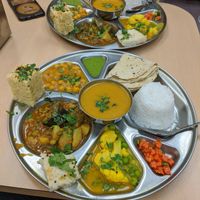 Lunch / dinner with 3 vegetables ($7.99) at Krishna in Fremont