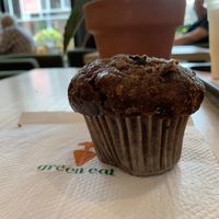 Vegan muffin at Green Eat Alto in Rosario