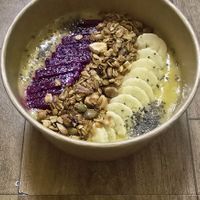 Smoothie fruit bowl at Coffee Station in Phong Nha