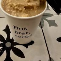 Peanut coffee at Coffee Station in Phong Nha