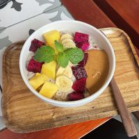 Oats bowl   at Coffee Station in Phong Nha