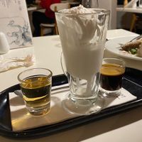 Vegan affogato with frangelico   at Little Beach Boathouse in Nelson Bay