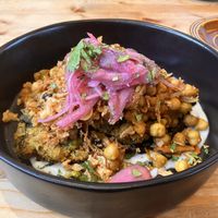 Chickpea curry  at Olive & Co.  in Liskeard