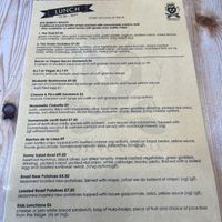 Menu  at Olive & Co.  in Liskeard