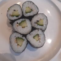 Cucumber maki at YO! Sushi in Liverpool