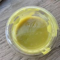 Compostable sauce pot!  at The Athenian in South West London