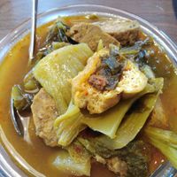 Simmered Sour Mustard Cabbage. at Five Fingers Organic Grocer & Green Cafe in Petaling Jaya