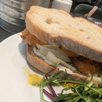 Vegan calamari at Broadway Cinema in Nottingham