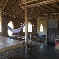 seating area at Thai Zen Farm in Pai