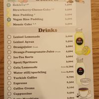 English menu 02/2023 p. 2/2 at Lezizel Manti - Türkische Teigtaschen in Koblenz