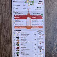 Menu  at Lezizel Manti - Türkische Teigtaschen in Koblenz