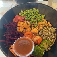 Asian bowl with tofu  at Copper Branch in Thornhill