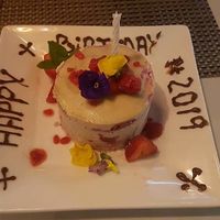 Vegan cheescake, specially made for my birthday from them at Balducci in Cape Town