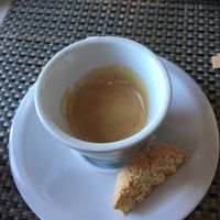 Espresso with Cantuccini at Balducci in Cape Town