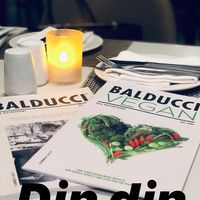 Vegan menu at Balducci in Cape Town