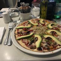 Vegan pizza at Balducci in Cape Town