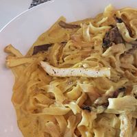 Cashew nut cream pasta at Balducci in Cape Town