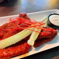 Seitan wings  at Arcadia in Tallaght