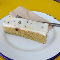 Vegan lemon cake! at Society Café in Bristol