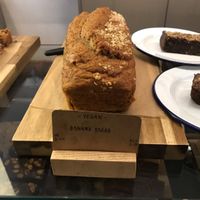 Vegan banana bread at Society Café in Bristol